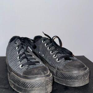 Converse Black Textured Women's Sneakers